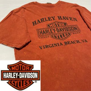 ハーレーダビッドソン(Harley Davidson)の90s 古着 ハーレーダビッドソン メキシコ製 バックプリント ビッグシルエット(Tシャツ/カットソー(半袖/袖なし))