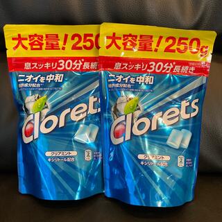 クロレッツXP クリアミント　スタンドパウチ　250g  2袋(菓子/デザート)
