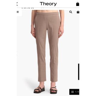 セオリー(theory)のTheory♦︎セオリー♦︎ECO CRUNCHリネンテーパードパンツ(クロップドパンツ)