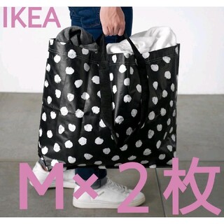 イケア(IKEA)の新作IKEAイケアスクルッティング♪キャリーバッグショッピングバッグM2枚セット(エコバッグ)