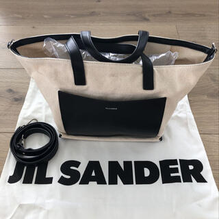 Jil Sander - Jil sander 22SS ワンダースクエアスモール キャンバストートバッグ