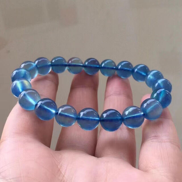 ⭐︎【天然】アクアマリン ブレスレット 10mm justindo.co.id