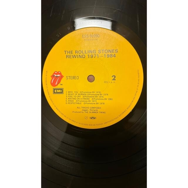 REWIND(1971-1984)THE ROLLING STONES レコード エンタメ/ホビーのCD(ポップス/ロック(洋楽))の商品写真