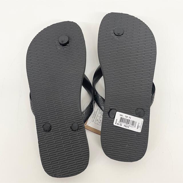 havaianas(ハワイアナス)のハワイアナス　サンダル ブラック　35-36 23cm havaianas レディースの靴/シューズ(ビーチサンダル)の商品写真