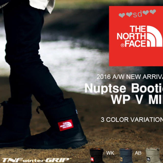 ザノースフェイス(THE NORTH FACE)の新品未使用ノースフェイスヌプシウォータープルーフ❤︎(ブーツ)