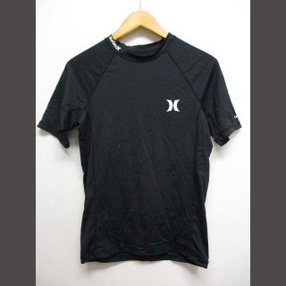 ハーレー(Hurley)のハーレー Hurley 半袖 ラッシュガード M 黒 Tシャツ サーフィン(サーフィン)