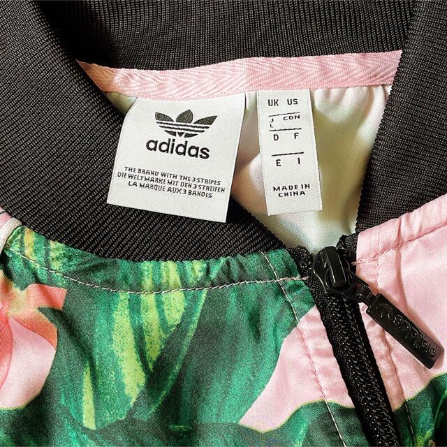 新品限定！アディダスオリジナルス花鳥柄ジャケットS/adidasボダニカル総柄