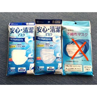 不織布マスク　7枚入り✖️2(日用品/生活雑貨)