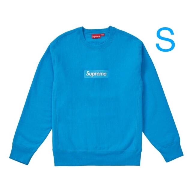 SUPREME シュプリーム 22AW Box Logo Crewneck BOXロゴ スウェット ブルー サイズL 正規品 / 29709