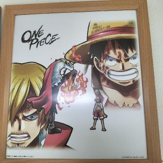 シュウエイシャ(集英社)のONEPIECE ワンピース 色紙 ルフィ＆サンジ(キャラクターグッズ)