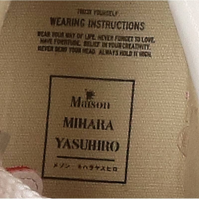 MIHARAYASUHIRO(ミハラヤスヒロ)のミハラヤスヒロ A03FW707 チェッカーフラッグハイカットダッドスニーカー メンズ 43 メンズの靴/シューズ(スニーカー)の商品写真