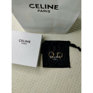 celine - CELINE ノットピアス（ゴールド