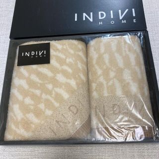 インディヴィ(INDIVI)のINDIVI フェイスタオル・ウォッシュタオル　２枚(タオル/バス用品)