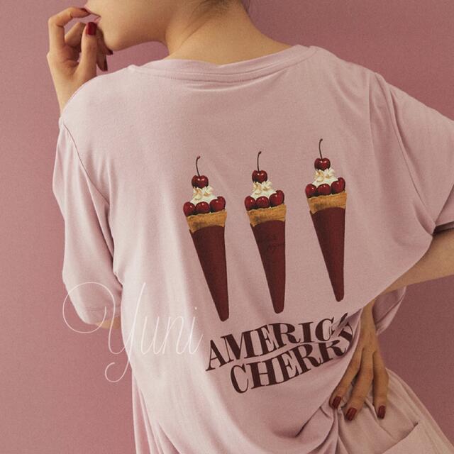 レア♡アメリカンチェリーTシャツ♡ピンク