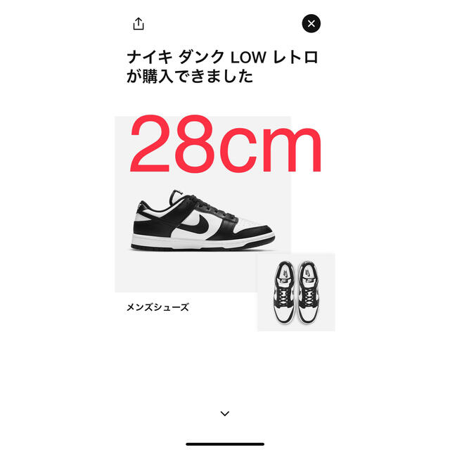 Nike Dunk Low Retro "White/Black" パンダダンクナイキ