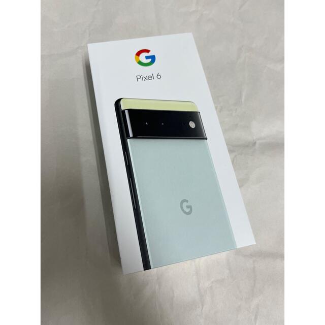 Google pixel6 128GB グリーン　sorta seaform