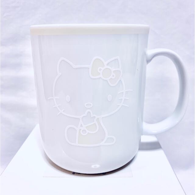 サンリオ(サンリオ)のHELLO KITTY ハローキティ マグカップ 山加商店 セセラ磁器 ホワイト インテリア/住まい/日用品のキッチン/食器(グラス/カップ)の商品写真