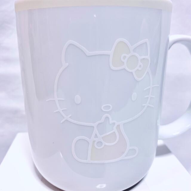 サンリオ(サンリオ)のHELLO KITTY ハローキティ マグカップ 山加商店 セセラ磁器 ホワイト インテリア/住まい/日用品のキッチン/食器(グラス/カップ)の商品写真