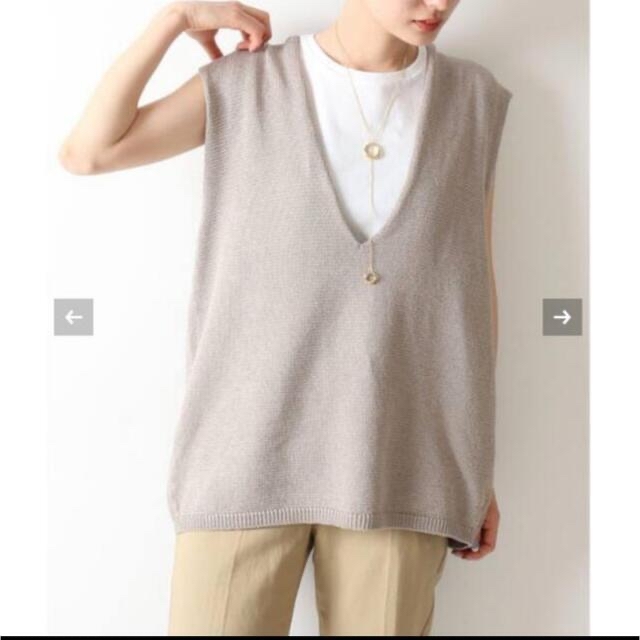 plage Italian Yarn Vest ニットベスト