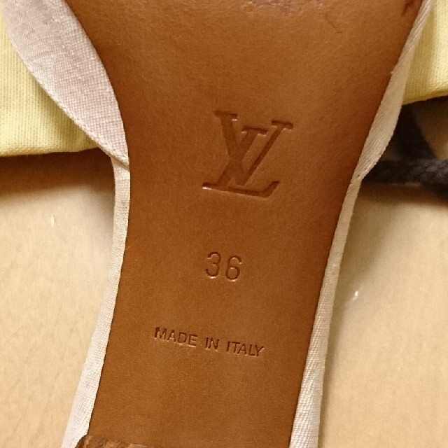 LOUIS VUITTON(ルイヴィトン)の美品❇️ミュール 23cm【ルイヴィトン】 レディースの靴/シューズ(サンダル)の商品写真