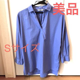 ユニクロ(UNIQLO)の最終！！ユニクロ コットンリラックススキッパーシャツ(シャツ/ブラウス(長袖/七分))