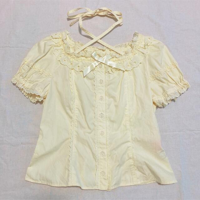 Angelic Pretty(アンジェリックプリティー)のモリさま.フラワーレースコットンブラウス レディースのトップス(シャツ/ブラウス(半袖/袖なし))の商品写真