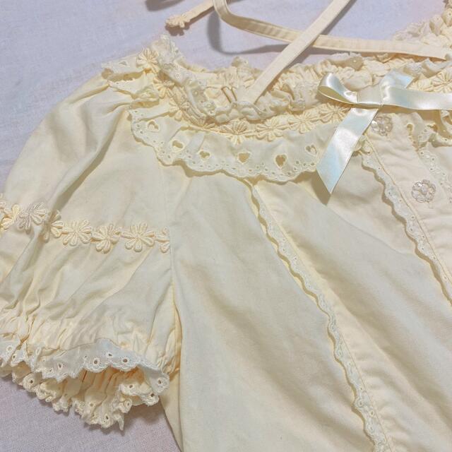 Angelic Pretty(アンジェリックプリティー)のモリさま.フラワーレースコットンブラウス レディースのトップス(シャツ/ブラウス(半袖/袖なし))の商品写真