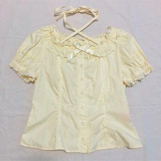 アンジェリックプリティー(Angelic Pretty)のモリさま.フラワーレースコットンブラウス(シャツ/ブラウス(半袖/袖なし))