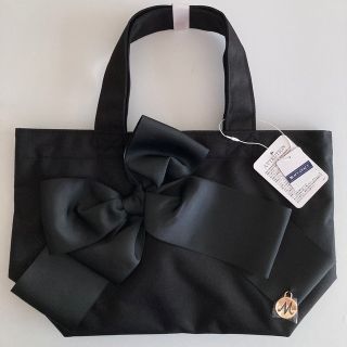 エムズグレイシー(M'S GRACY)の新品 M'S GRACY リボン バッグ Rene TO BE CHIC 黒(ハンドバッグ)