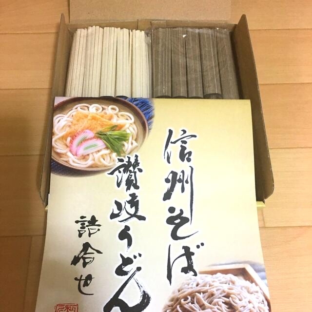 信州そば　讃岐うどん　詰め合わせ 食品/飲料/酒の食品(麺類)の商品写真