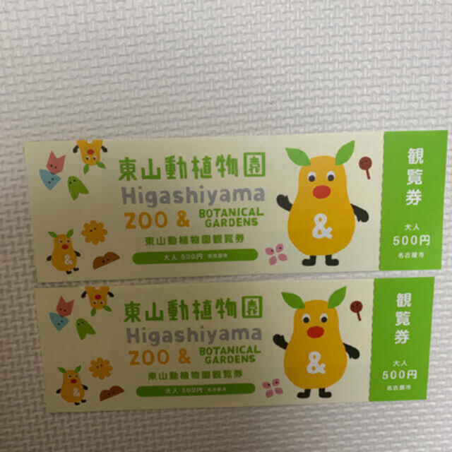 ♡東山動物園　東山動植物園♡ チケットの施設利用券(動物園)の商品写真