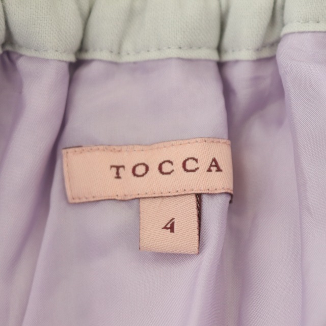 TOCCA(トッカ)のトッカ BRIDALS VEIL スカート フレア 膝丈 花刺繍 サイドジップ レディースのスカート(ひざ丈スカート)の商品写真