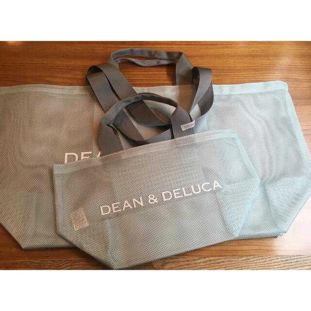 DEAN & DELUCA(ディーンアンドデルーカ)のDEAN&DELUCA ミントブルー メッシュトートバッグ   レディースのバッグ(トートバッグ)の商品写真