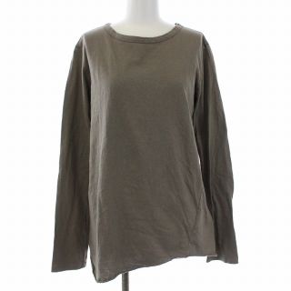 ドゥーズィエムクラス(DEUXIEME CLASSE)のドゥーズィエムクラス 20AW Tシャツ カットソー 長袖 プルオーバー 茶色(Tシャツ(長袖/七分))