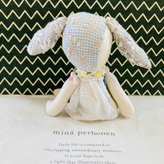 mina perhonen(ミナペルホネン)のミナペルホネン　タレ耳うさちゃん(10) ハンドメイドのぬいぐるみ/人形(ぬいぐるみ)の商品写真