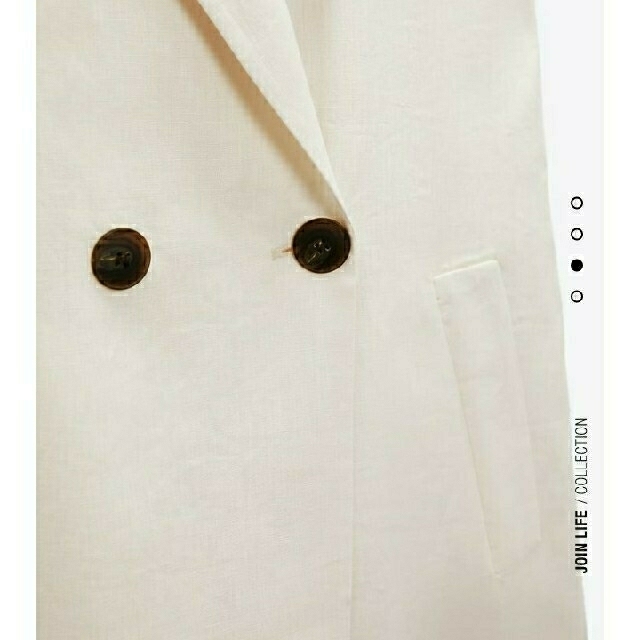 ZARA(ザラ)のZARA　ロングリネンベスト レディースのトップス(ベスト/ジレ)の商品写真