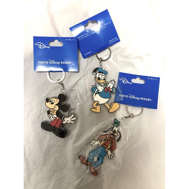 Disney(ディズニー)のミッキー　ドナルド　グーフィー　ストラップ エンタメ/ホビーのおもちゃ/ぬいぐるみ(キャラクターグッズ)の商品写真