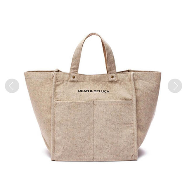 DEAN & DELUCA(ディーンアンドデルーカ)のDEAN & DELUCA　リネンマーケットトートバッグ Sサイズ レディースのバッグ(トートバッグ)の商品写真