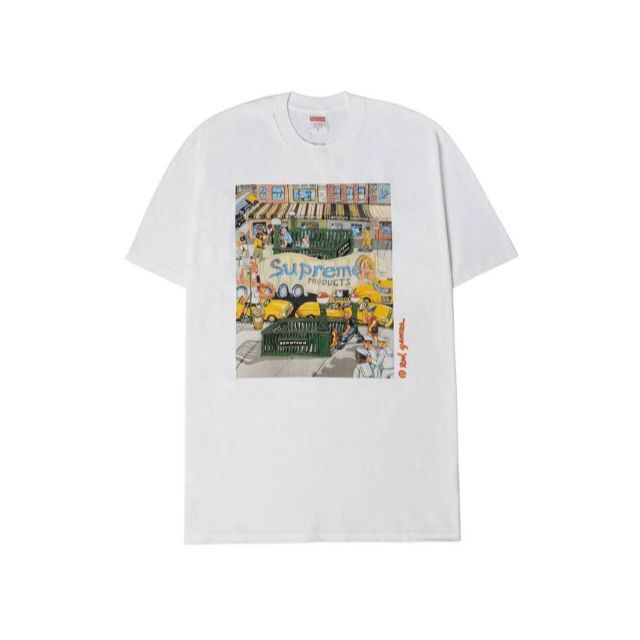 Supreme Manhattan Tee "White"　Mサイズ22SS