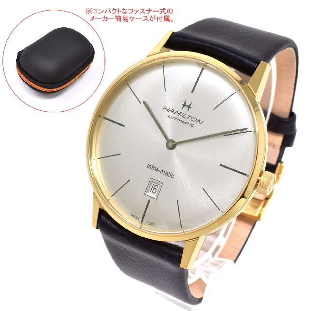新しい Hamilton - ハミルトン H38735751 イントラマティック メンズ 腕時計 腕時計(アナログ)