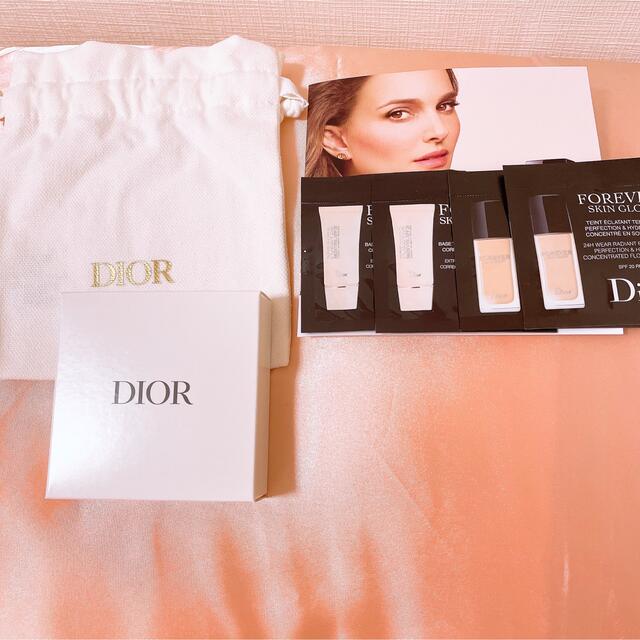 Dior(ディオール)のDIOR ノベルティ ミラー サンプル 巾着 コスメ/美容のコスメ/美容 その他(その他)の商品写真