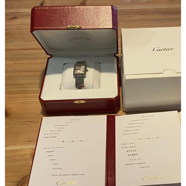 玄関先迄納品 Cartier カルティエ　タンクソロ　sm - 腕時計(アナログ)