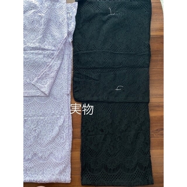 即納*黒/紫　レース着物単衣　和洋折衷　小紋　ゆかた浴衣 レディースの水着/浴衣(着物)の商品写真