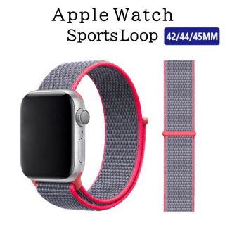 アップルウォッチ(Apple Watch)のApple Watch バンド ＃8 エレクトリックピンク 42/44/45(その他)