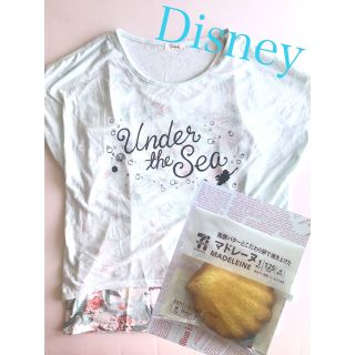 Disney　Tシャツ　タンクトップ　重ね着セット　ＬＬ　セブン　マドレーヌ(菓子/デザート)