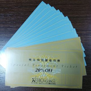 ゼビオ 株主優待券 20％OFF2枚+10％OFF8枚(ショッピング)