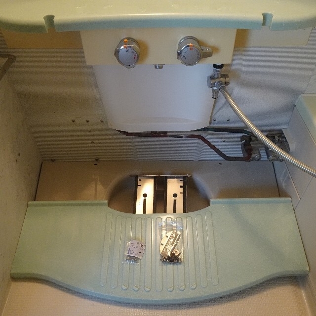 TOTO　フローピア　KQQ1717 洗面置台カウンター　ストーングリーン