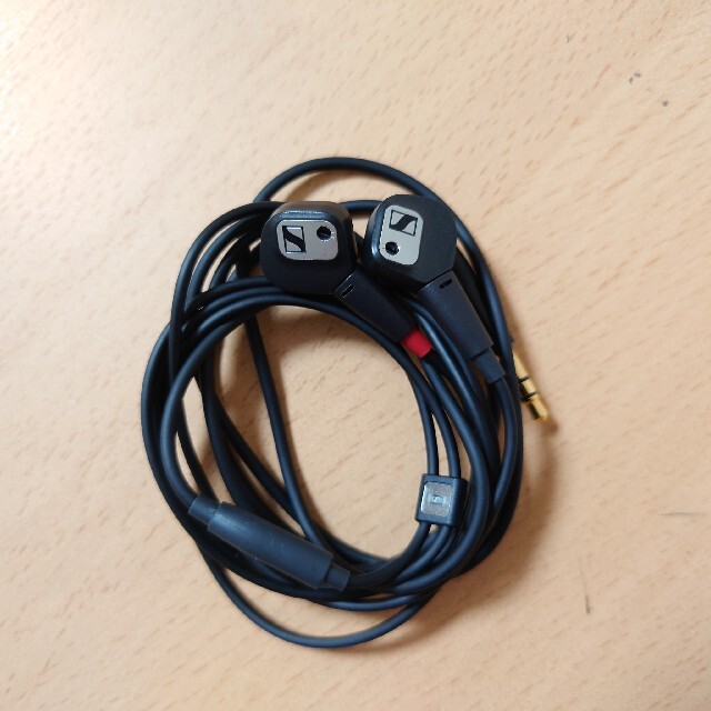 室外 h u SENNHEISER ゼンハイザー IE80S イヤホン ブラック 黒