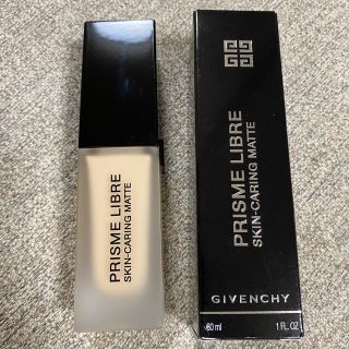 ジバンシィ(GIVENCHY)の【ほぼ未使用】ジバンシイ　プリズムリーブルスキンケアリングマット(ファンデーション)