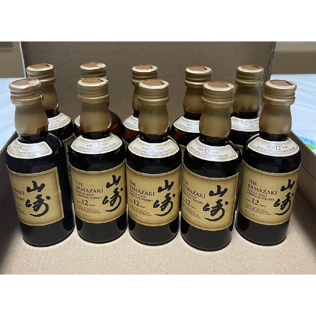 再入荷定番 サントリー 山崎12年 ミニボトル 10本セット LKZxp